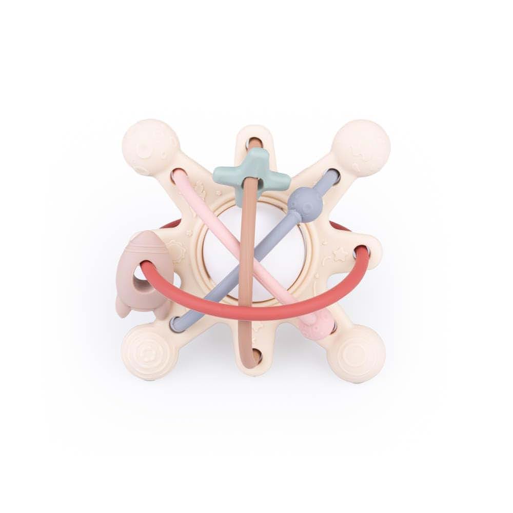 Giligums Cosmo Silicone Baby Rattle Teether - Multicolor