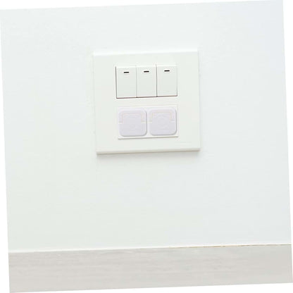 BabyOneStop Baby Safety Socket Cover 25 Pack White Plastic Outlet Plug Protector
