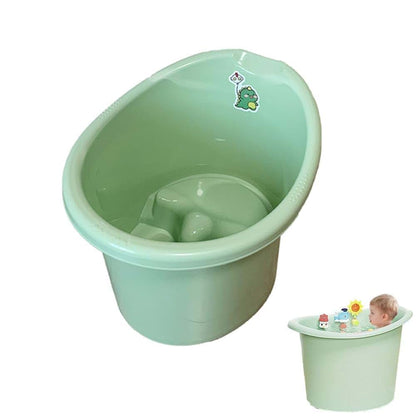 BabyOneStop Toddler Bath Tub with Seat, 0-3 Years, Portable PP Baby Bathtub