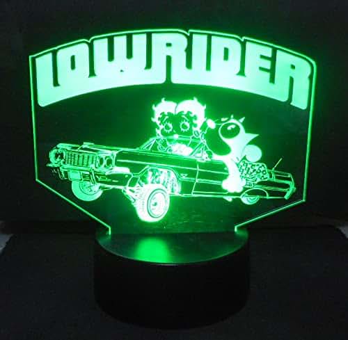 WS Designs Lowrider Car Acrylic LED Desk Top Night Lamp (photo 3)