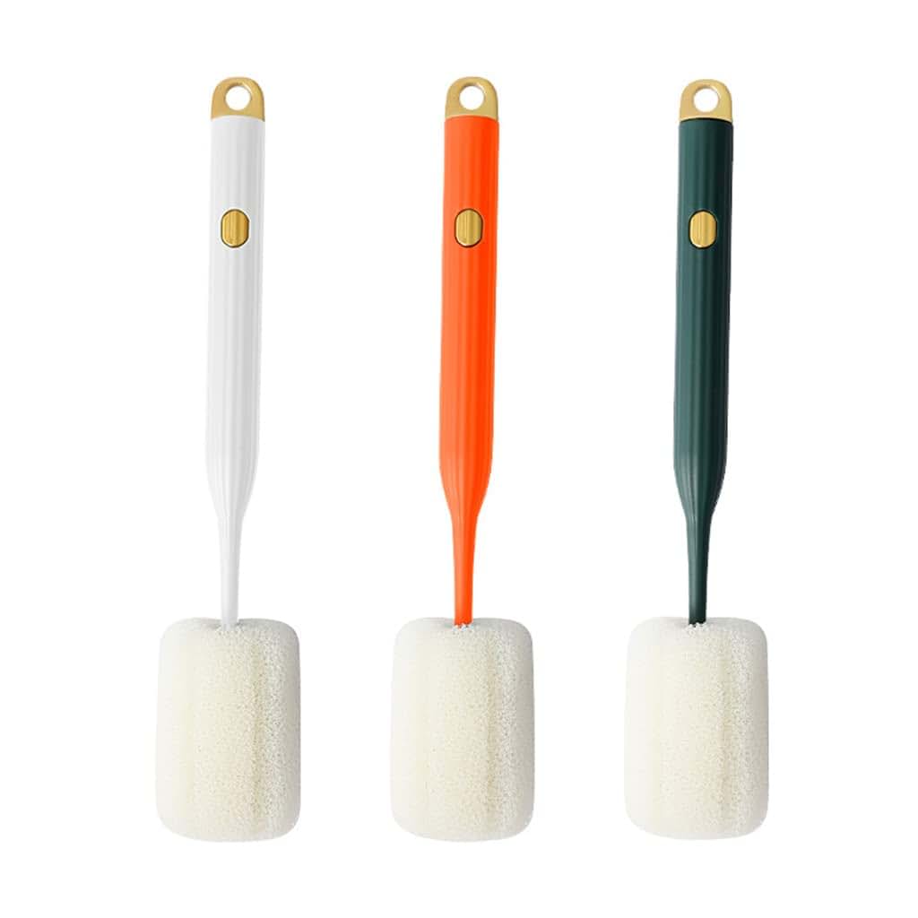 TTTLLNN Baby Bottle Brush Water Bottle Coffee Tea Glass Cup Brushes with Long Handle Soft Sponge Scrubber Kitchen Tool (photo 4)
