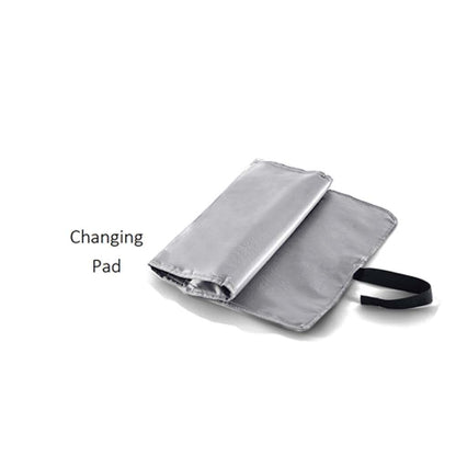 Dream Embroidery PERSONALIZED Large Diaper Bag Messenger Bag Baby Shoulder Bag Monogram (Grey) (photo 3)