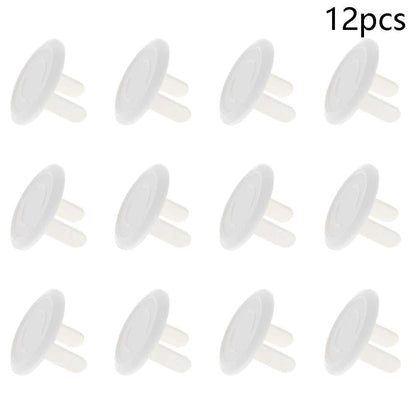 Heyiarbeit 12-Pack Outlet Covers Child Proof Plug Cover White ABS