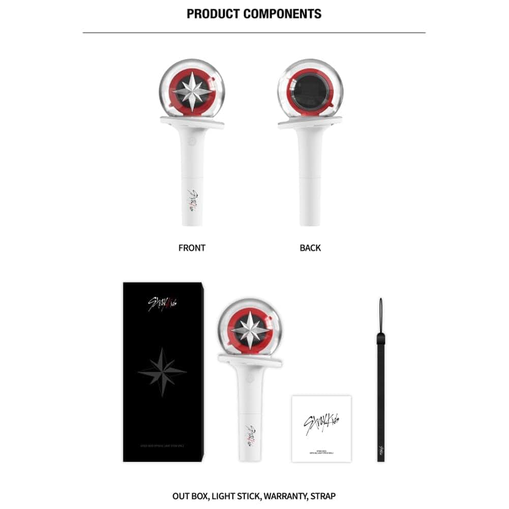 Kofisa Stray Kids Official Lightstick Version 2 in White (photo 4)