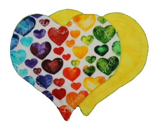 Happy Turtle Creations Scent Bonding Hearts In Yellow Watercolor Hearts