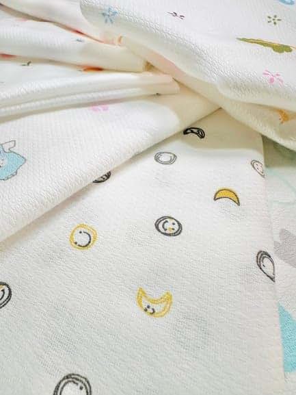 gosari Baby Cotton Handkerchiefs, 100% Cotton Washcloths for Drool, Feeding & Bath Time, Breathable & Reusable, Soft (photo 3)