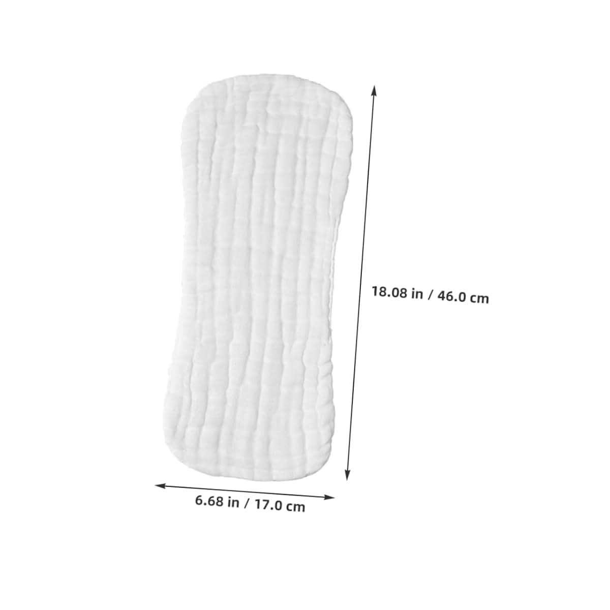 Nolitoy 5pcs Washable Cotton Newborn Diapers and Burp Rags