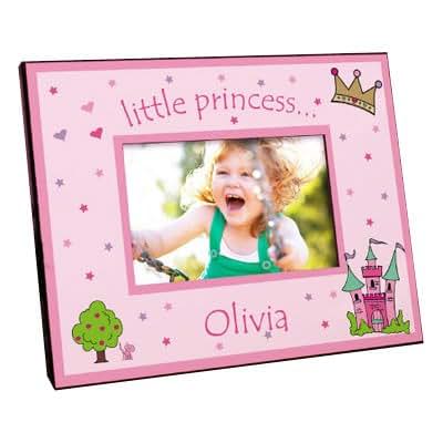 GiftsForYouNow Little Princess Printed Frame, Personalized, Holds a 3.5" x 5" or 4" x 6" Photo