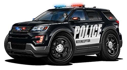 FatCat Wall Graphics Explorer Police Interceptor SUV Wall Decal