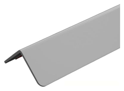 BabyOneStop PVC Wall Corner Protector, 90-Degree Edge Guard for Walls and Furniture, Grey, 0.8m
