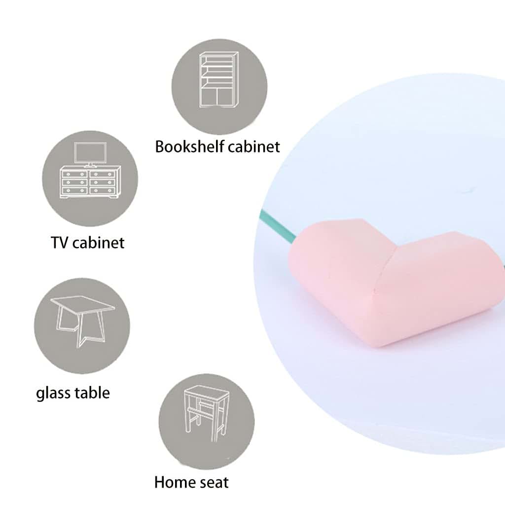 Psdndeww Anti-Collision Protectors U-Shaped Table Corner Guards for Glass and Flat Furniture Child Corner Guards (photo 2)
