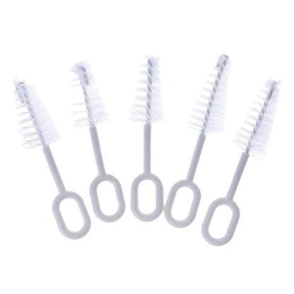 Qsvbeeqj 5 Pcs Nipple Bottle Brushes Baby Bottle Nipple for Extra Dense Bristles Baby Pacifier Easy On Cutting Dies for