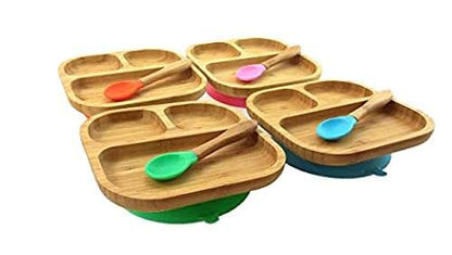 Youkoo Kitchen Bamboo Toddler Stay Put Dish and Weaning Set (photo 3)