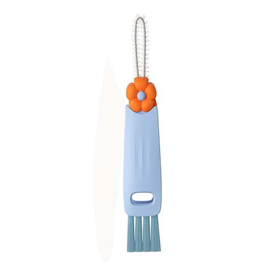 TLSTOTUY 3 in 1 Cup Lid Cleaning Brush - Multifunctional Bottle Cleaning Tool Portable Crevice Cleaning Brush, Crevice