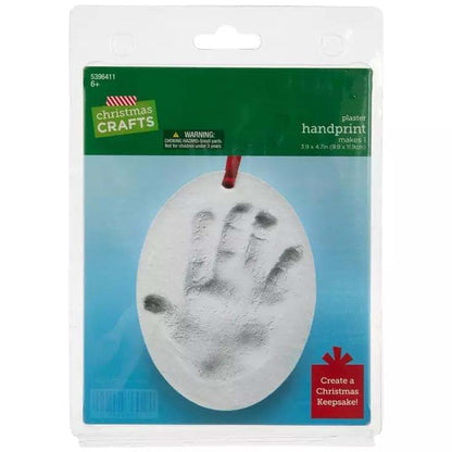 Christmas Crafts Plaster Handprint Ornament Kit - Makes 1