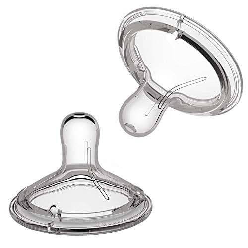 Nanobebe Silicone Nipples Triple Vented Twin-Pack Slow Flow