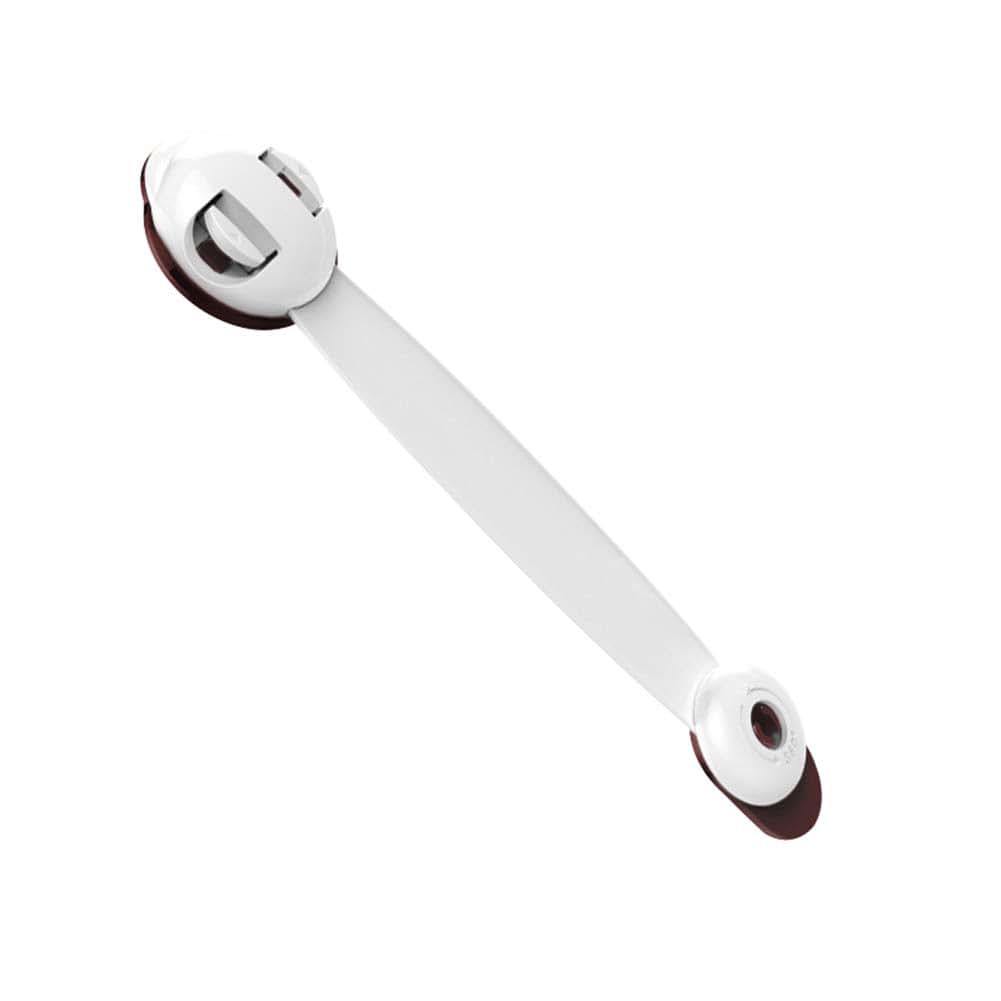 Heaven2017 360° Rotation Adhesive Multi-Use Lock In Brown