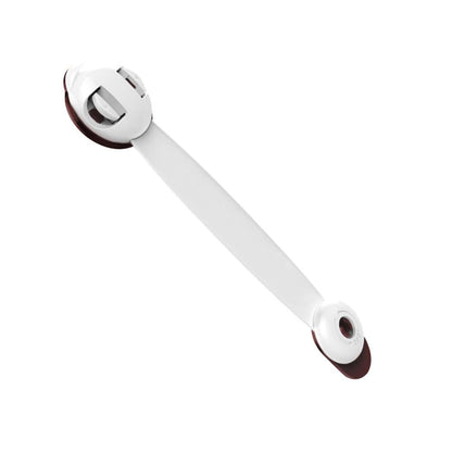 Heaven2017 360° Rotation Adhesive Multi-Use Lock In Brown