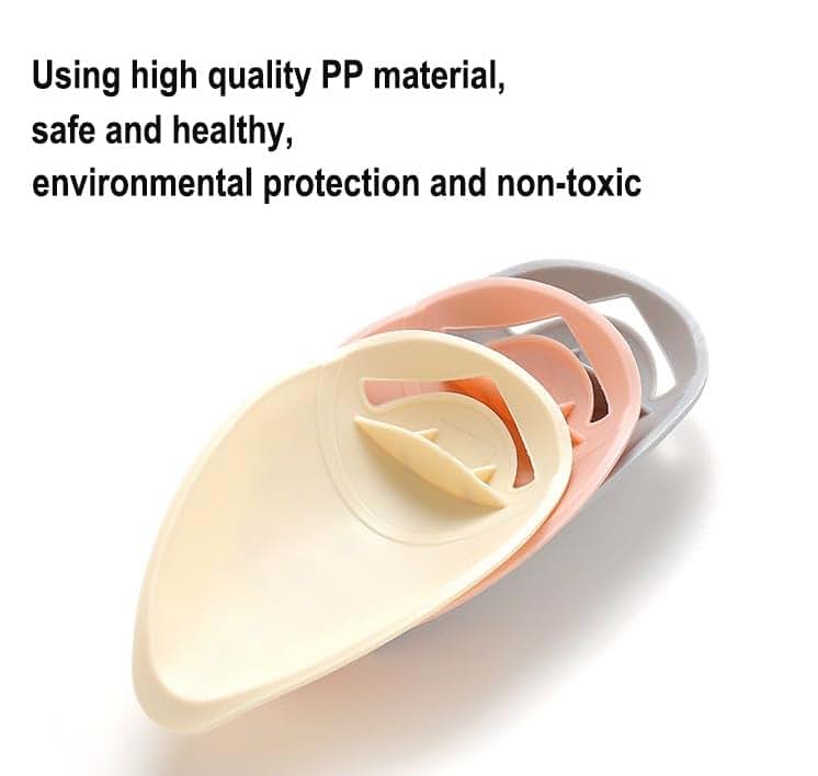 AKOAK 3 Pcs Faucet Extender for Kids Hand Washing, Beige Pink Gray