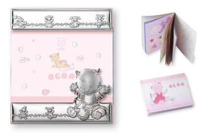 Sterling Touch Sterling Silver Picture Frame Girl + Booklet (5" x 7"). Made in Italy