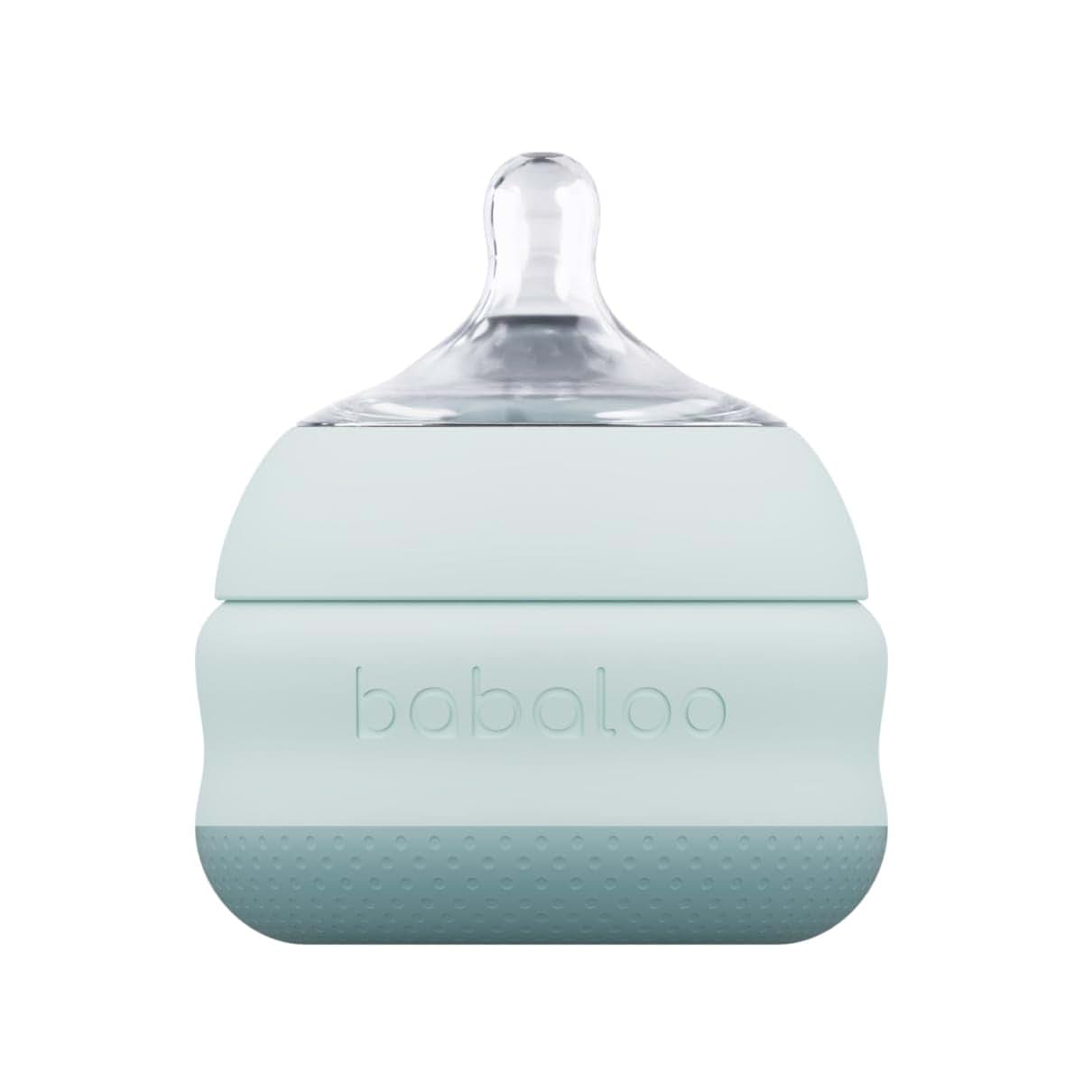 Babaloo Baby-Led Silicone Baby Bottle, Airless, Anti-Colic, 5oz Bleu 1pk