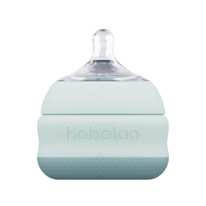 Babaloo Baby-Led Silicone Baby Bottle, Airless, Anti-Colic, 5oz Bleu 1pk