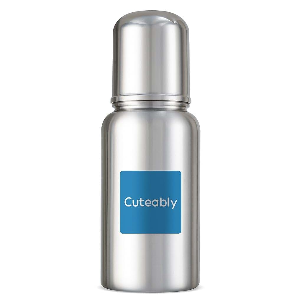 Pgm Distributors Stainless Steel Baby Bottle Set, 150ml - 2 Pack