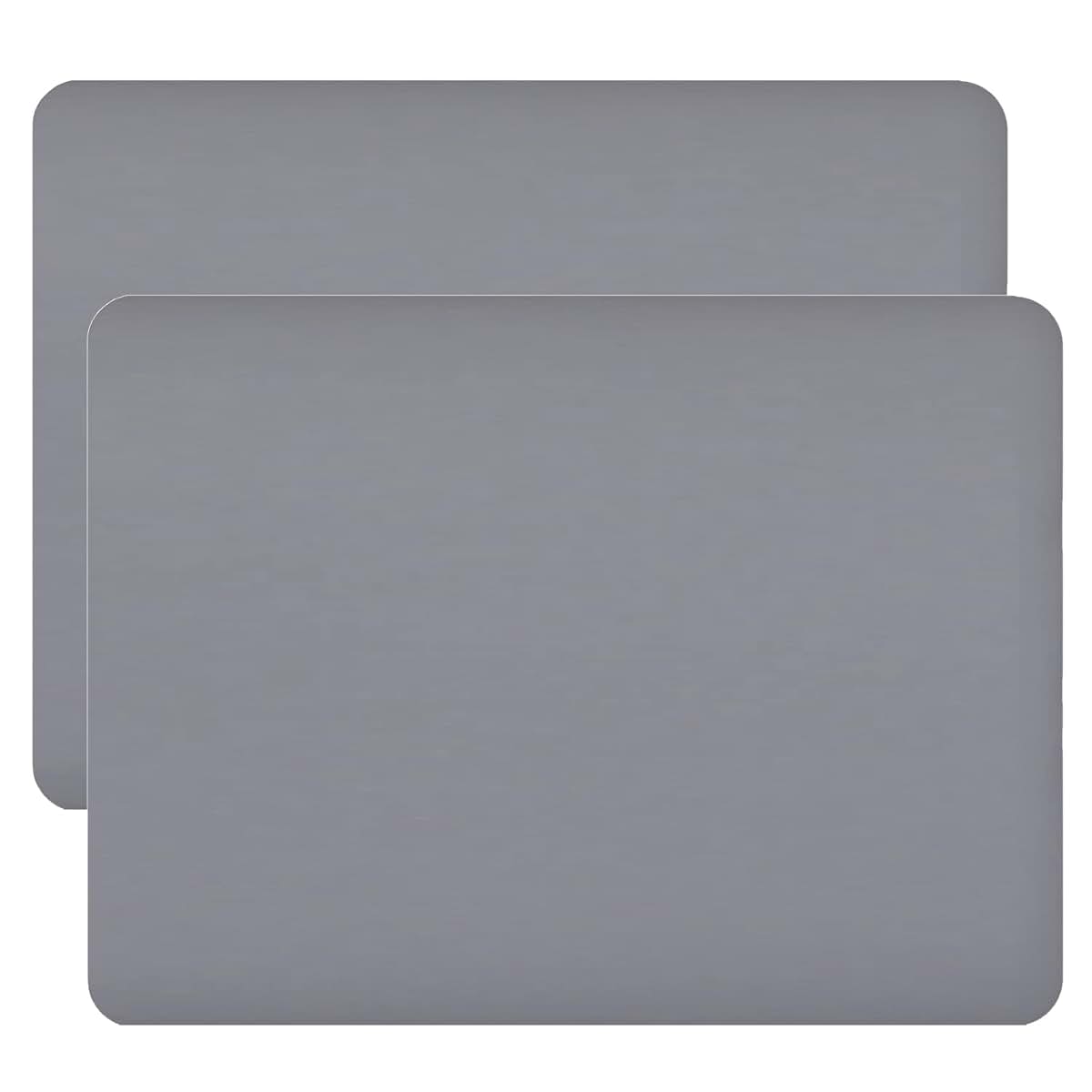 Weaving Dream Silicone Placemats For Toddlers And Kids, Gray, Set Of 2