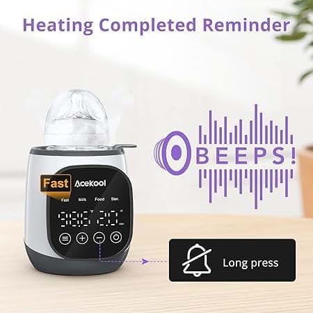 Aprafie 7-in-1 Fast Baby Bottle Heater with Constant Temperature Control (photo 3)