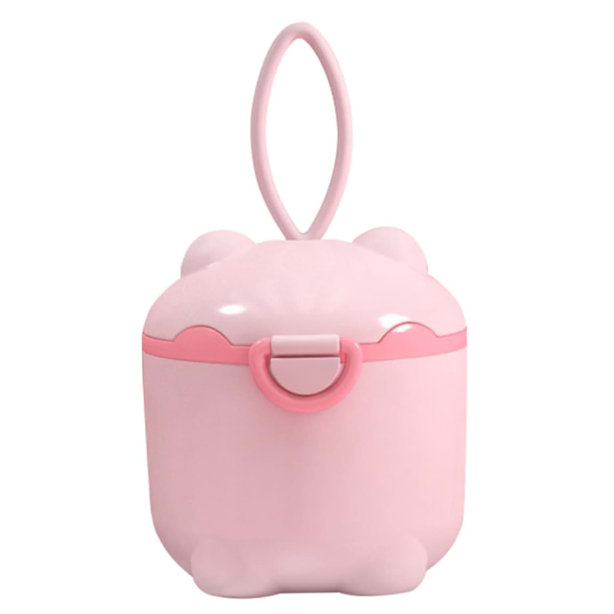 JOINPAYA Milk Powder Box Portable Dispenser, Pink, 10x9.8cm