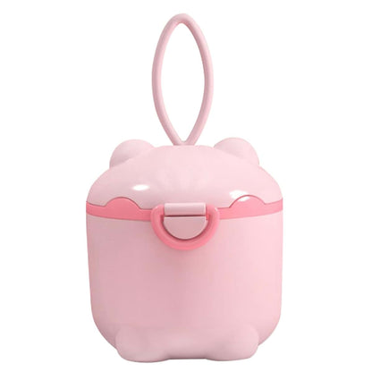 JOINPAYA Milk Powder Box Portable Dispenser, Pink, 10x9.8cm