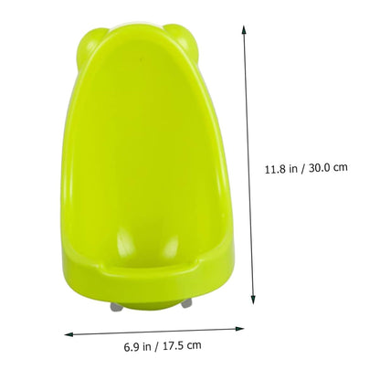 IWOWHERO Creative Baby Boy Standing Potty Trainer Urinal PP Light Green
