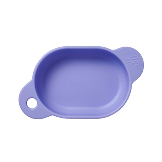 Beemymagic Oval Shaped Platinum Silicone Toddler Bowl, 17 oz, Light Purple