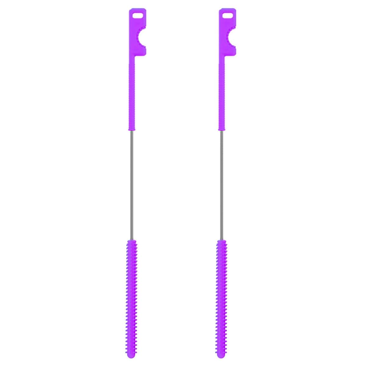 XAGMODSHN Silicone Straw Brushes Pack of 2 with Bendable Heads (photo 3)