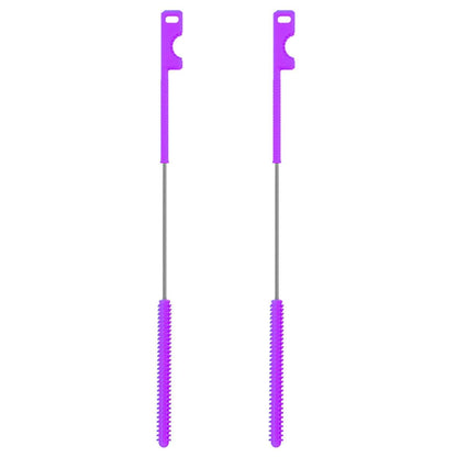 XAGMODSHN Silicone Straw Brushes Pack of 2 with Bendable Heads (photo 3)