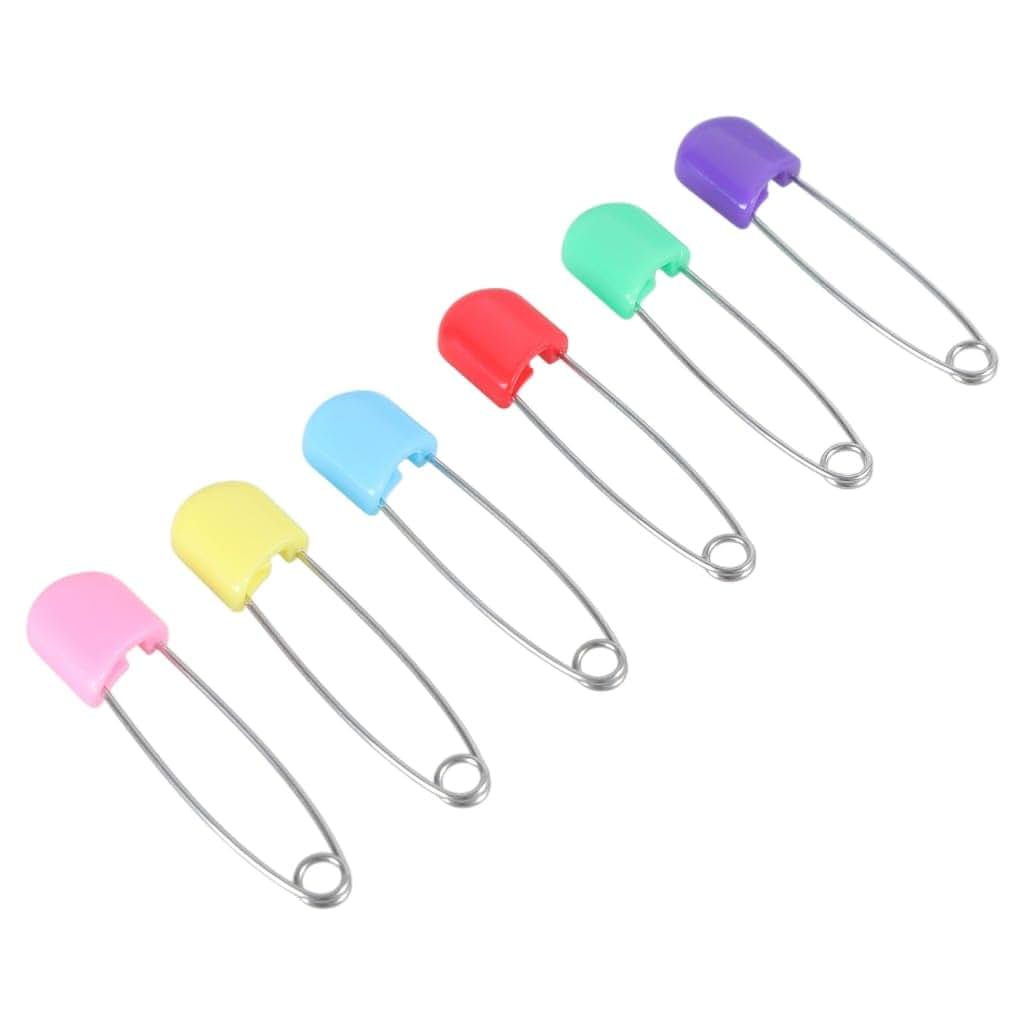 Fanswan 12 Pcs Colors Locking Baby Cloth Nappy Diaper Craft Pins (photo 4)