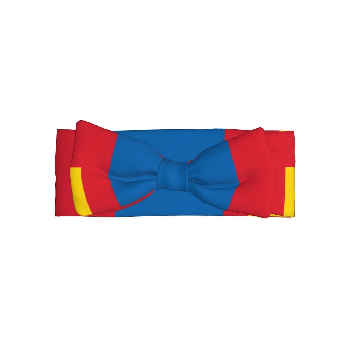 XZDZDX Mongolian Flag Infant Baby Headband Soft Polyester Knot Bow Headwrap