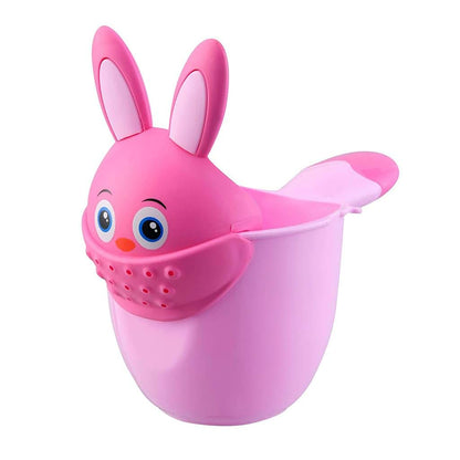 SHITINGRM Baby Bath Waterfall Rinser Kids Shampoo Rinse Cup Cartoon Shower Washing for Head Watering Spoon Bathing Cups
