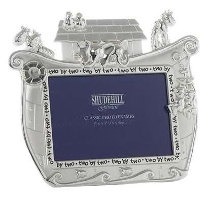 Shudehill Giftware Noah's Ark 6x4 Nursery Frame, Silver