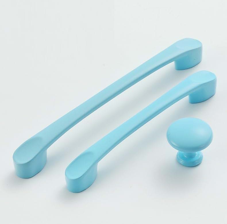 Pilyon Kids Drawer Pulls 6 Pack, Blue 128mm Cabinet Handles (photo 4)