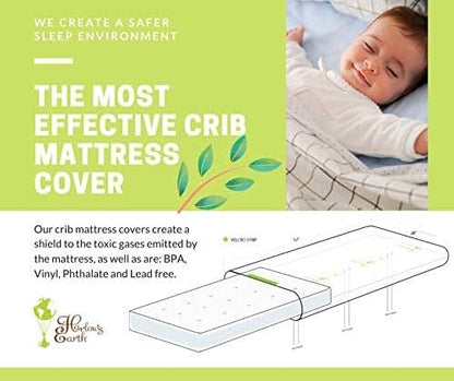 Harlow's Earth Protective Crib Bassinet Mattress Cover Waterproof (photo 2)