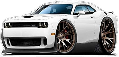 FatCat Wall Graphics Challenger Standard Body B5 Car Movable Vinyl Wall Decal