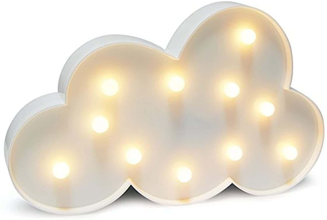 EONLYX Marquee Sign Lamp, Cloud Lamp Marquee Marquee Sign Lights Moon Marquee Sign Light Up Moon Night Lights Battery