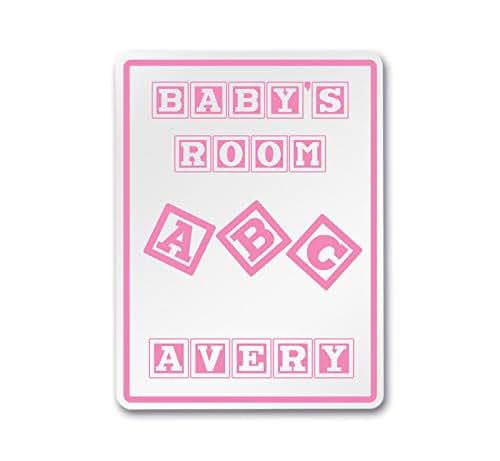 Avery My Baby's Room Ideas Decorative Aluminum Sign