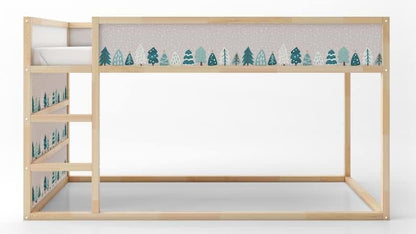 Winter Snow Floral Decals Sticker for Nursery Furniture Decor