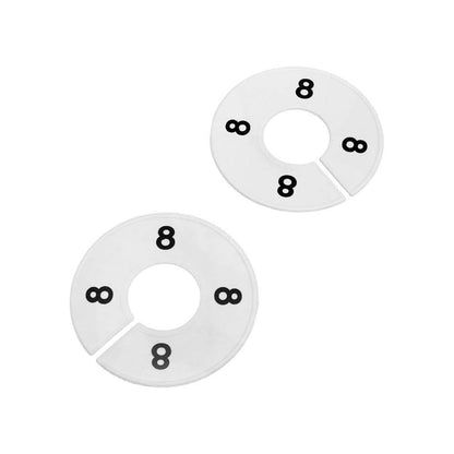 Dbm Imports Clothing Rack Size 8 Dividers, 10 Piece Set (photo 3)