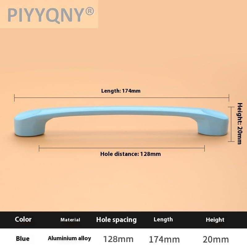 Pilyon Kids Drawer Pulls 6 Pack, Blue 128mm Cabinet Handles (photo 2)
