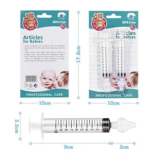 BabyOneStop Nasal Irrigator Set, 4-Piece Portable Nose Cleaner