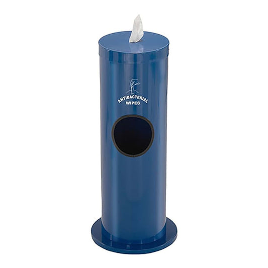 Sturdy Essentials Floor Standing Antibacterial Wipe Dispenser With Trash Can