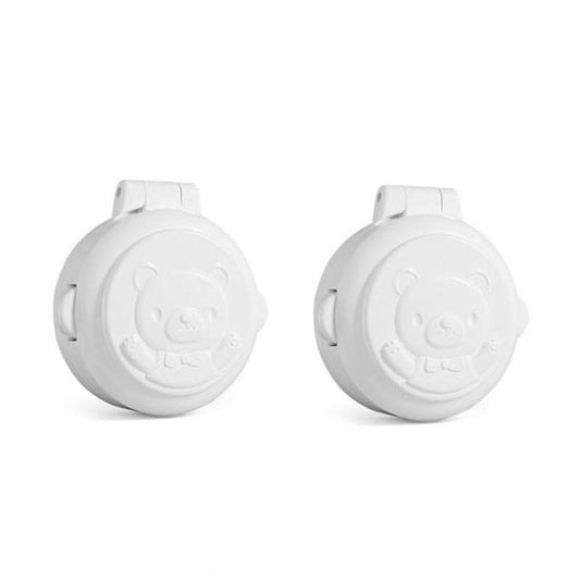 MEIBAOGE Safety Lock 1 Pair Stove Knob Covers Child Guards Baby Proofing Covers Car Washing Machine for Key for